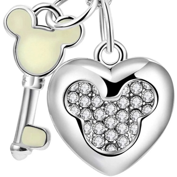 Enchanted Mickey Key and Lock Necklace - Picture 4 of 9